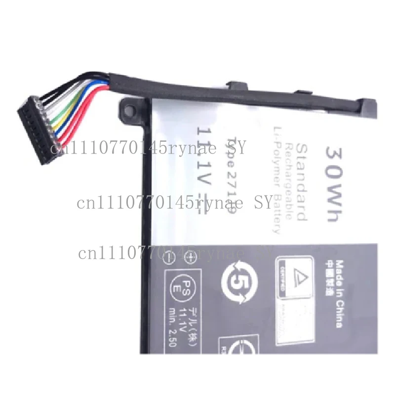 New GWV47 Laptop Battery For DELL Latitude 13 7000 7350 0GWV47 YX81V 11.1V 30Wh