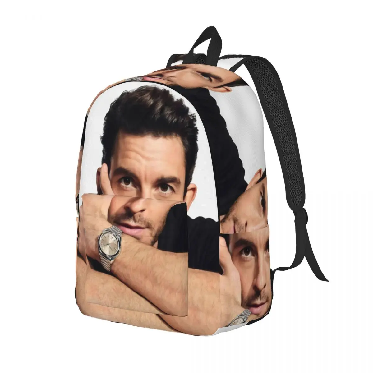 Jonathan Bailey Backpack Middle High College School Student Movie Actor Bookbag Teens Daypack Lightweight