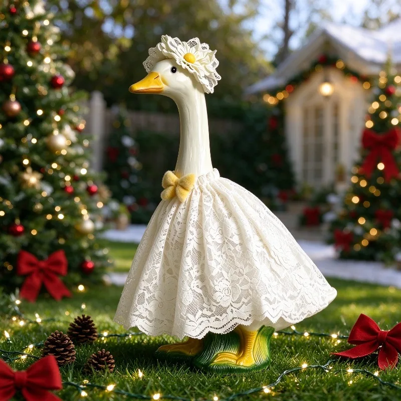 23 Inch Porch Princess Dress White Tulle Gown Set Porch Dress Up Costume Without Goose