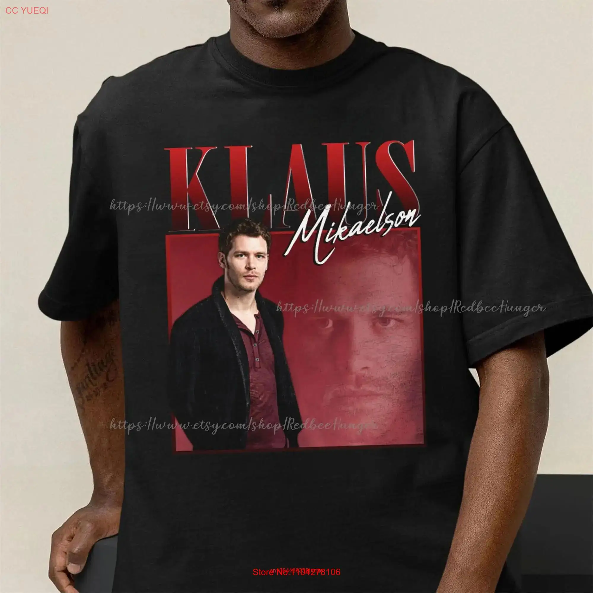 Klaus Mikaelson Vintage T Shirt However Long It Take Vampire Diaries Caroline Joseph Morgan SweaT long or short sleeves