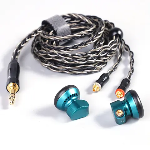 Yincrow RW-2000 HiFi Flat-Head Earbud 15mm Dynamic Driver Unit In-ear Earphone 3-in-1 Detachable Plug MMCX IEM