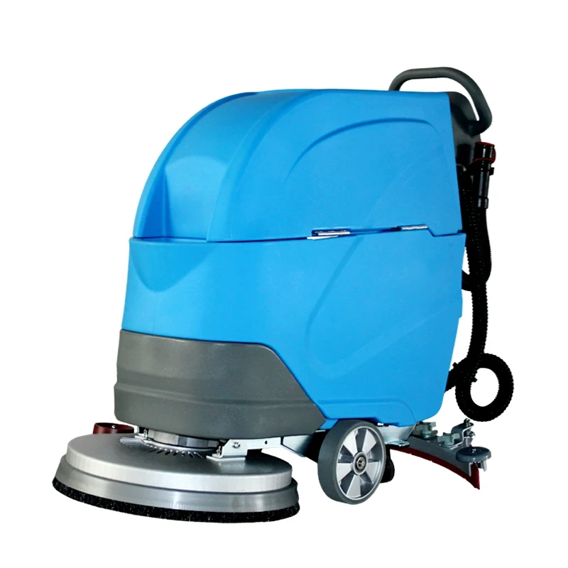 

Compact electric single plate floor scrubber, rotary floor scrubber