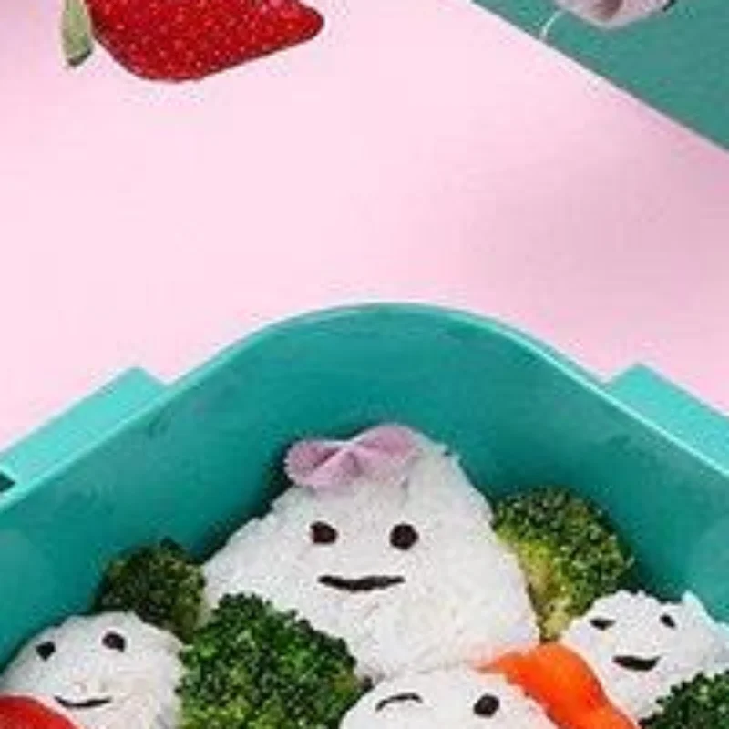 Kids.Outdoor Utensils - Cute Cartoon Kids Bento Lunch Box