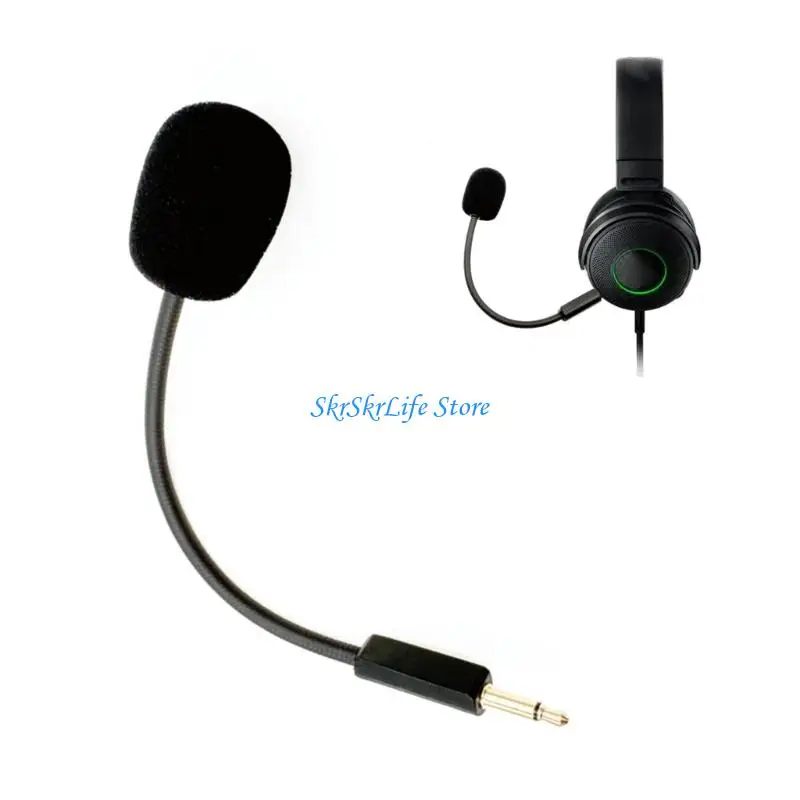 E65E Micsphone Reemplazo micrófonos auriculares 3.5 mm Mics Boom para