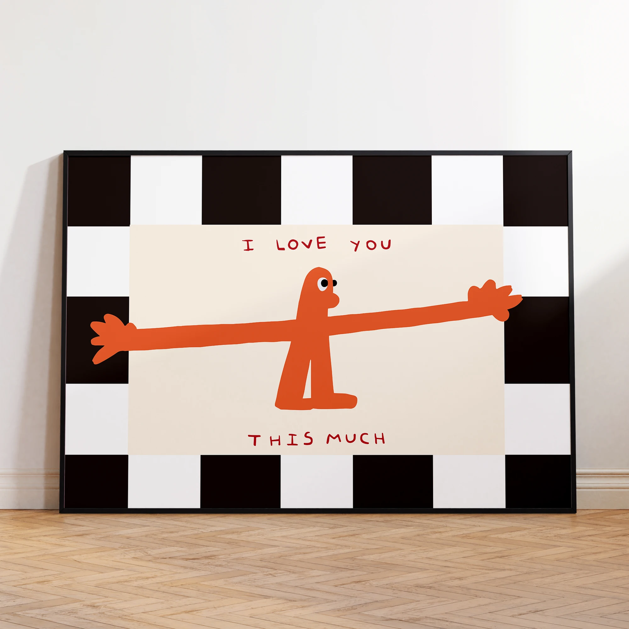 I Love You This Much Quote Wall Art Print Canvas Painting Poster Picture For Living Room,Bedroom Home Decor