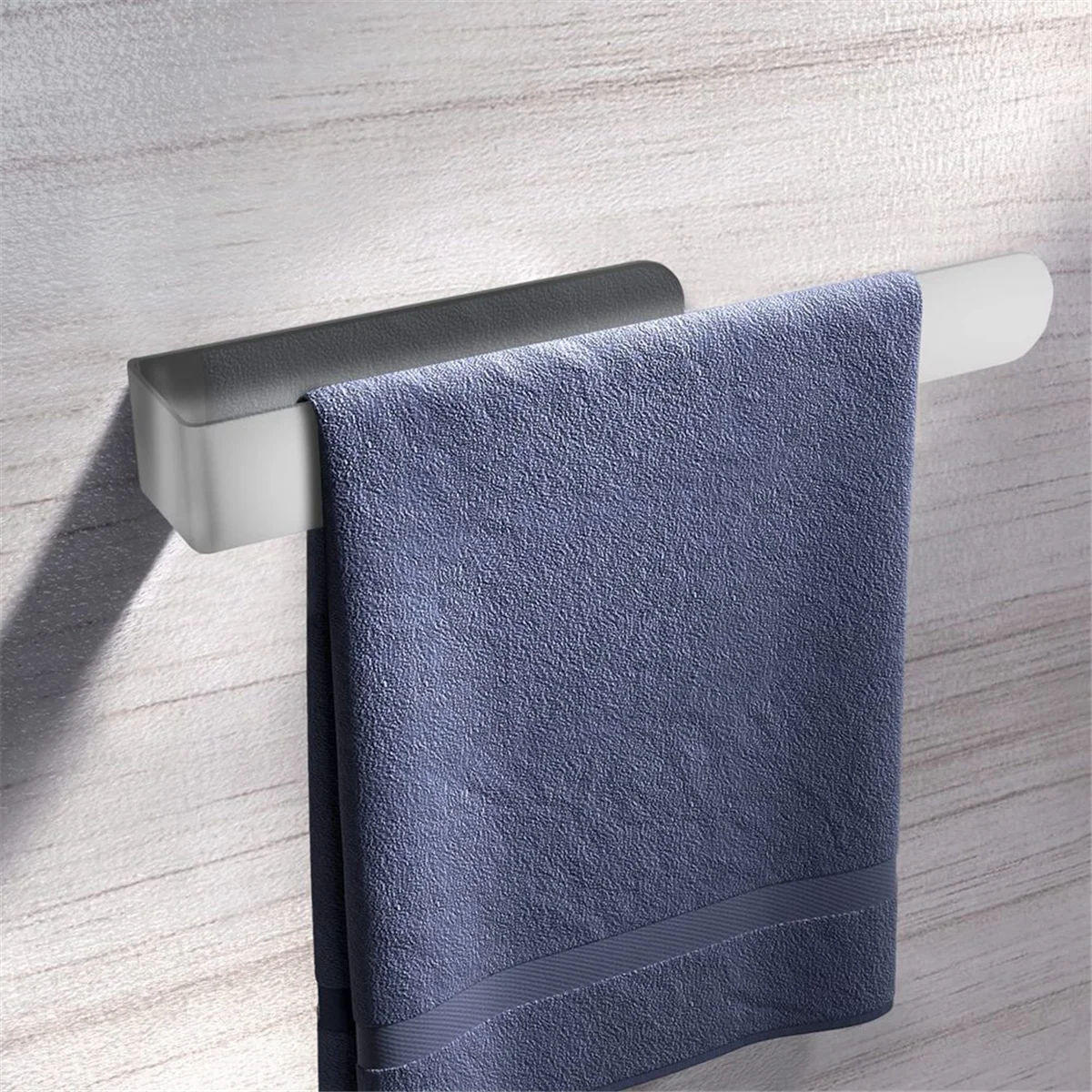

ABFA Hand Towel Holder,Hand Towel Bar,Self Adhesive Bathroom Towel Bar Stick on Wall,SUS 304 Stainless Steel Brushed,Silver,A