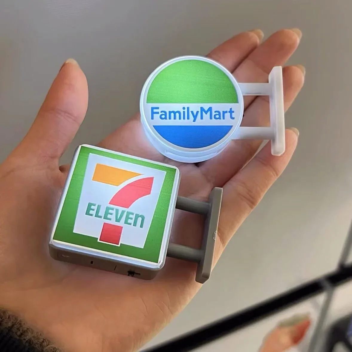 حار الراحة مخزن مغناطيس الثلاجة نموذج مصغر المغناطيسي تزيين ضوء الليل مصباح لتهيئة الجو لافتة متوهجة #6