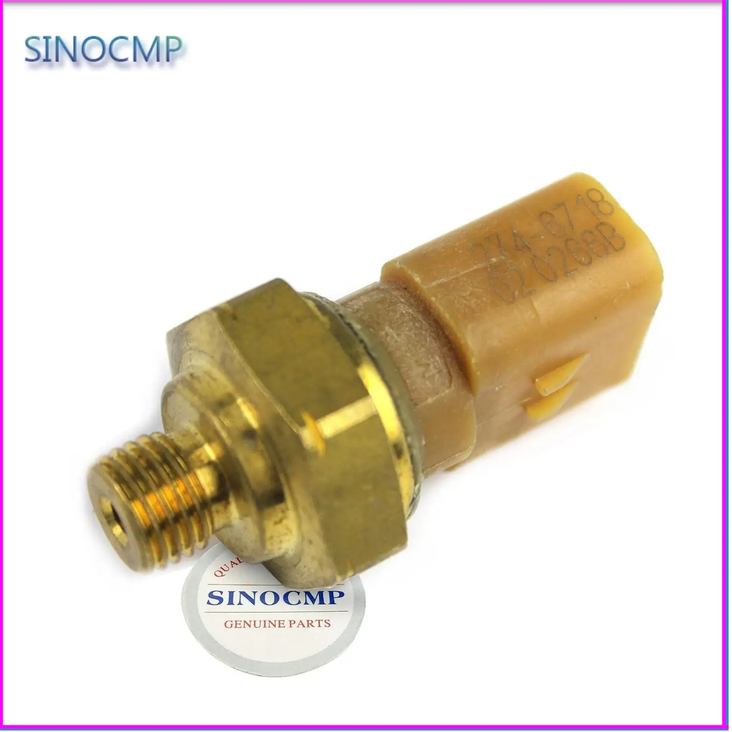 Oil Fuel Rail Pressure Sensor 274-6718 2746718 For CAT 345C/345D/385C/349D C18 C15 Engine Excavator Parts  Automobiles Sensors