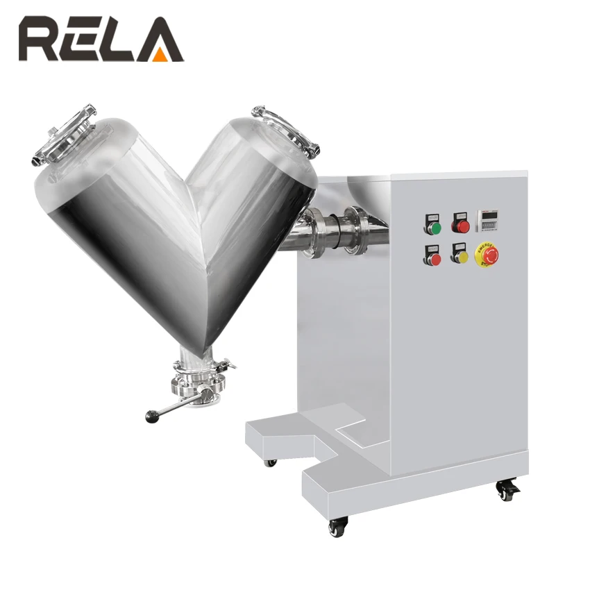 

Food Grade 5L, 10L, 15L, 30L V Shape Lab Mini Powder Mixer Stainless Steel Small V Cone Mixer Machine