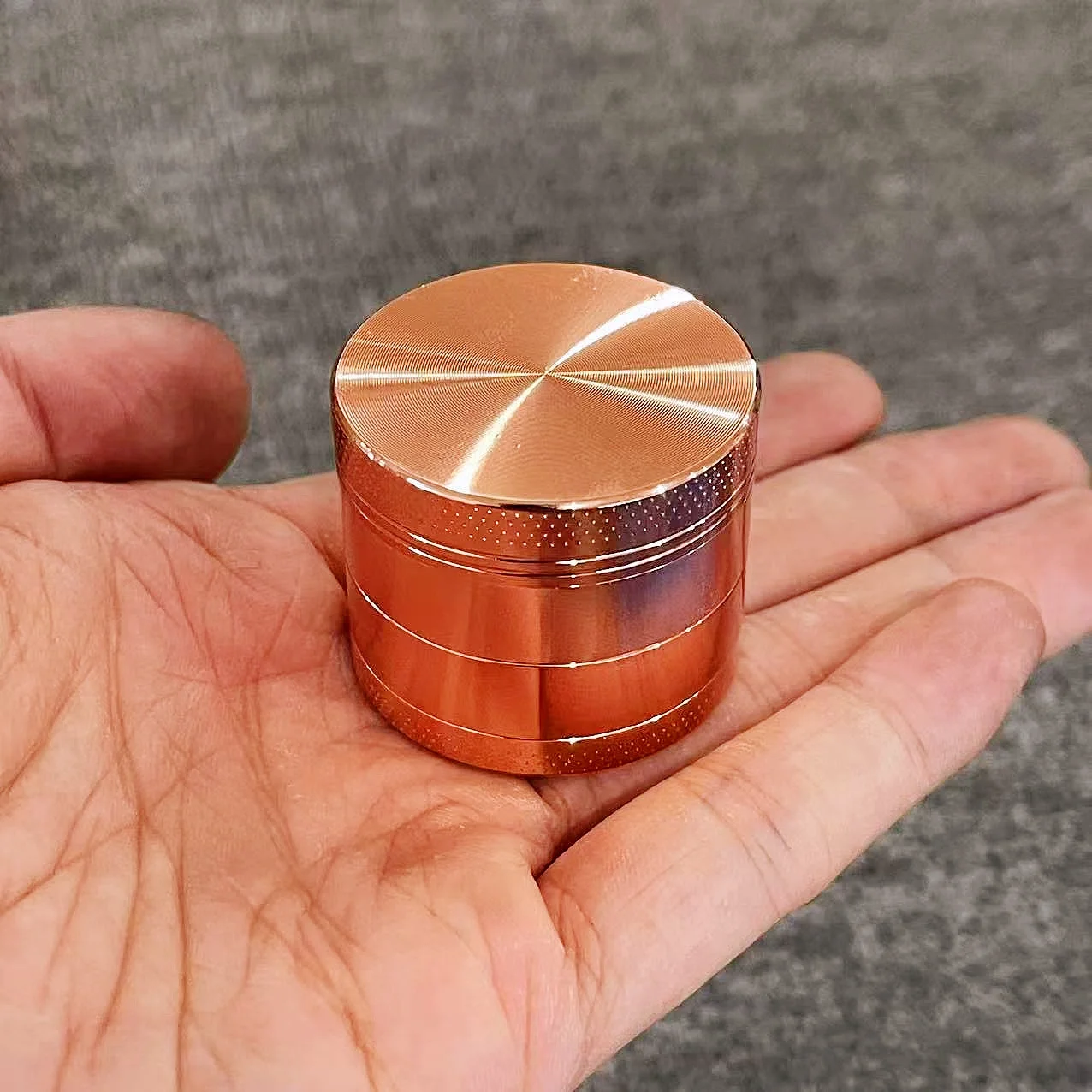 1.6 بوصة سبائك الزنك عشب طاحونة دليل هاون مطحنة التوابل الفلفل الملح مدقة التبغ العشب طاحونة التدخين السجائر الملحقات