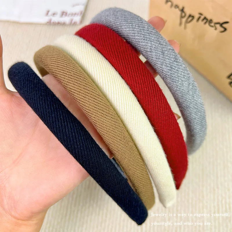 New Solid Thin Hairband For Women Girls Sweet Hair Ornament Headband Hair Hoop Hair Band Head Band Fashion Hair Accessories - Image 4