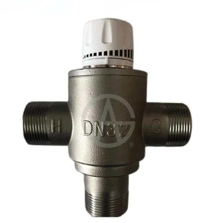 

DN32 thermostatic valve Automatic mixing thermostatic valve 1.2 inch thermostatic three-way v
