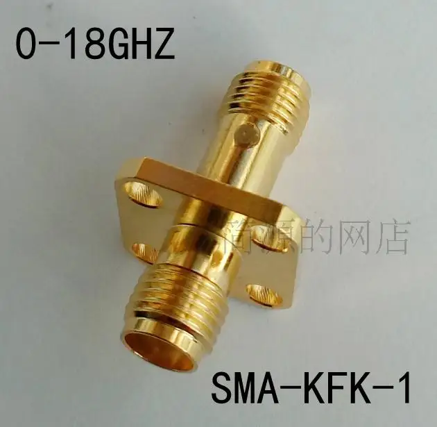 

SMA-KFK-1 РЧ-адаптер 18G Высокочастотный SMA с фланцевым двойным гнездовым разъемом Адаптер SMA-KKF
