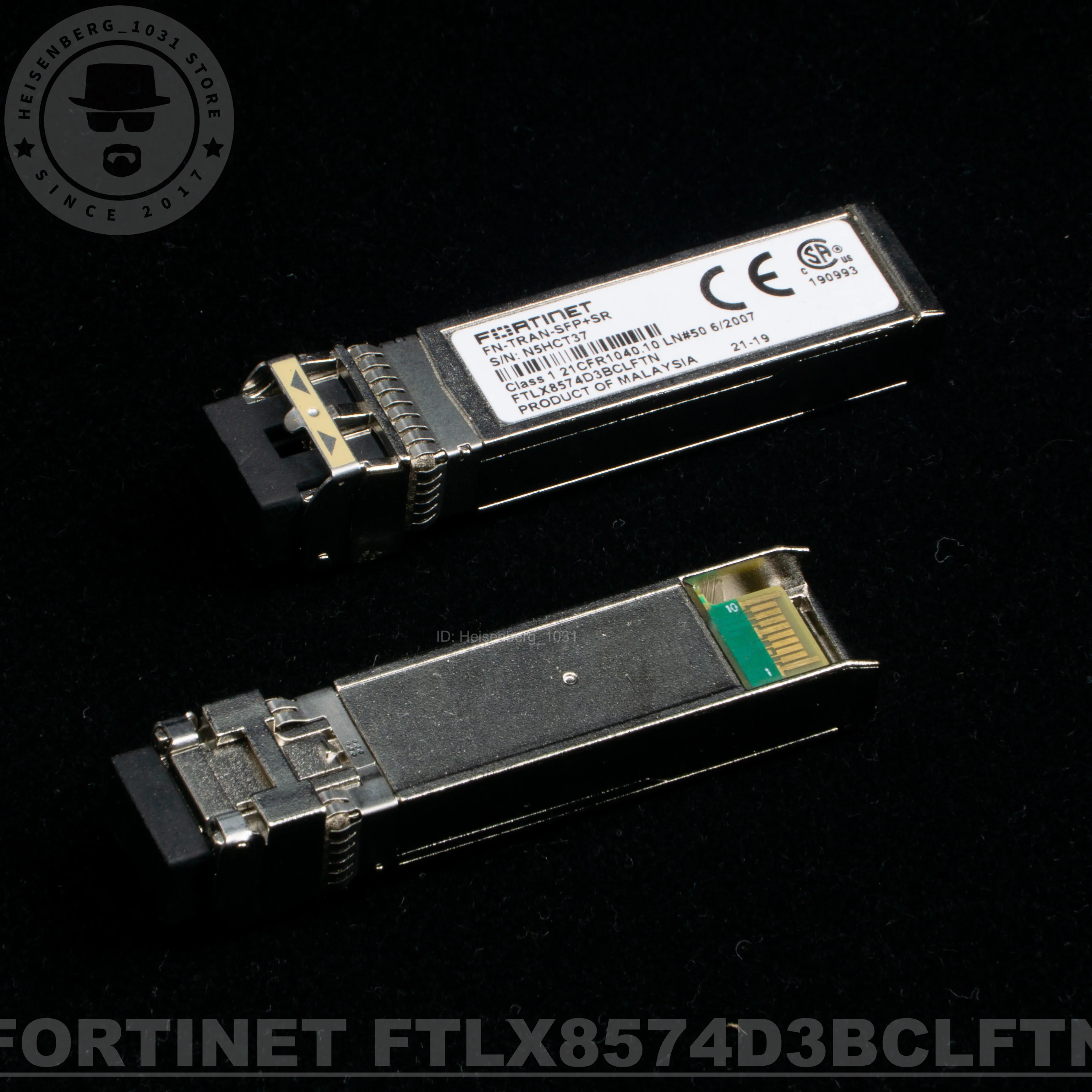Fortinet FN-TRAN-SFP+SR 10GE SFP-10G-SR 850nm 300m LC MMF FTLX8574D3BCLFTN