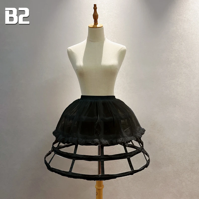 Frauen Barock Stil Pannier Petticoat Vintage Viktorianischen Trubel Käfig Hoop Rock Kleid Brautkleider Unterrock Krinoline Cosplay