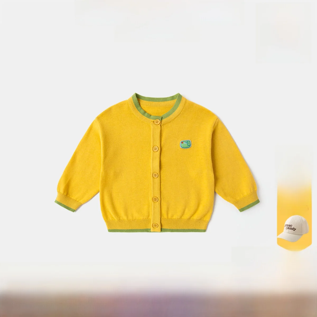 

Cotton Baby Girl Sweater Cardigan Autumn New Sle Children Clothes Boys And Girls Faionable Clothes round Ne Long