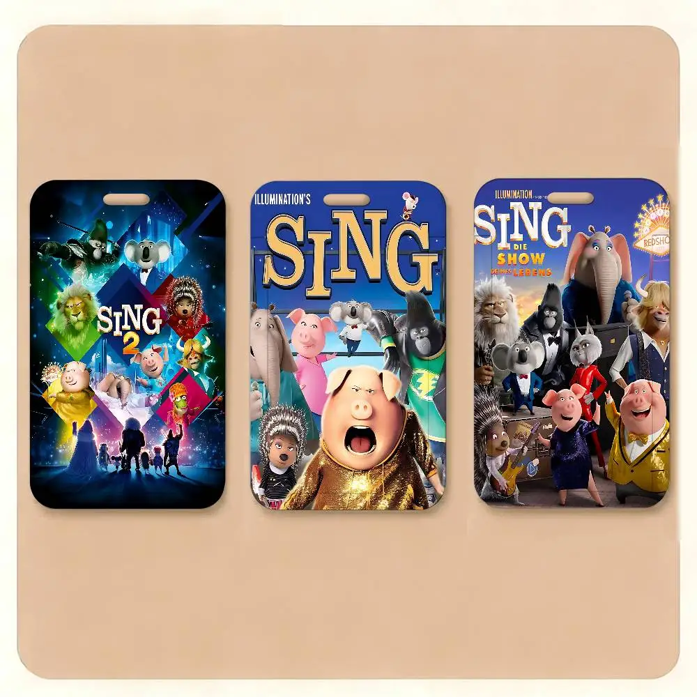 

Кейс для пропусков и бейджей Movie S-Sing Musical Work Card Case для выставок, с ремешком, держателем для карт и набором пропусков для сотрудников