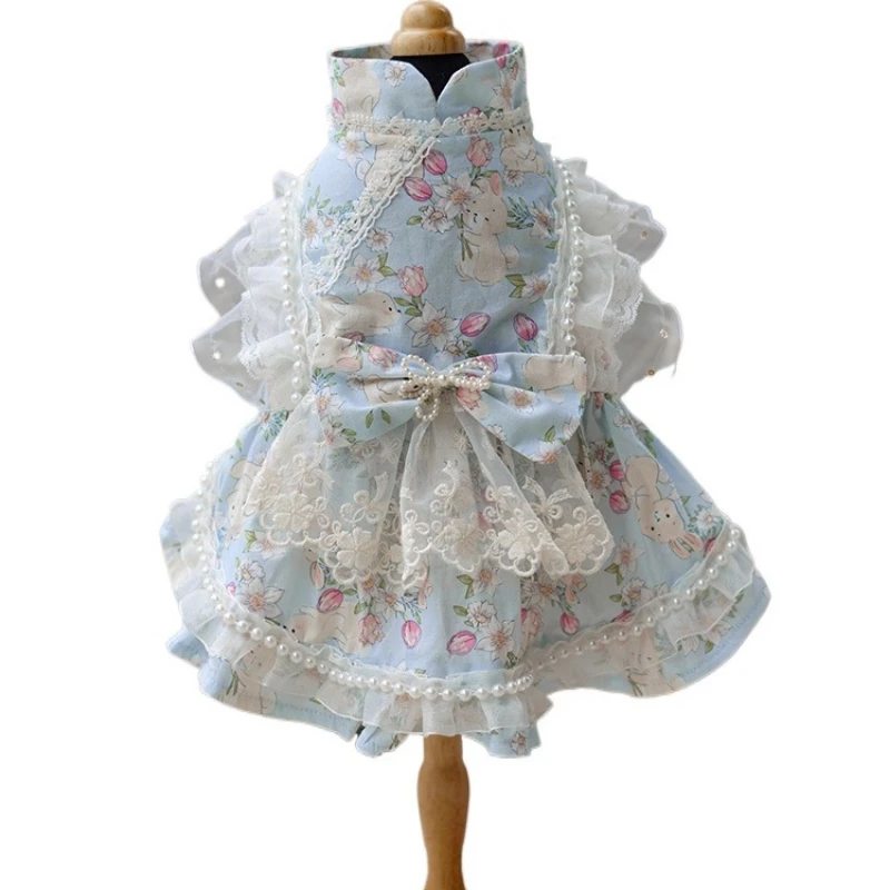 

Cat clothes Pet clothing Lolita skirt Princess spring and summer anti-hair loss dowry