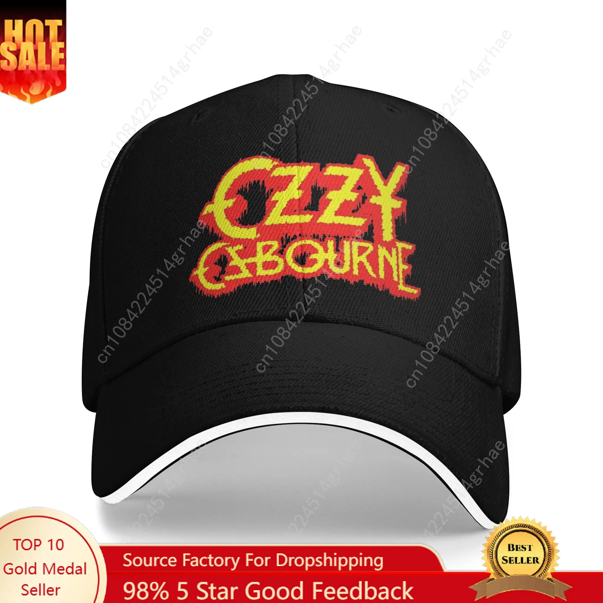 

Ozzy Osbourne Sun Baseball Cap Di Singkrihi Ozz Spring y2k Retro Trucker Hat For Men Women Hiking Fishing Baseball Caps