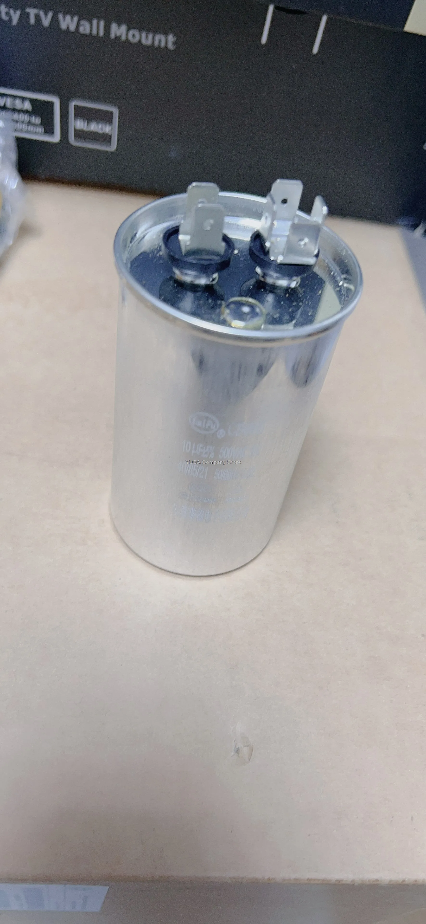 CBB65 10UF 15UF 20UF 30UF 50UF 100UF500V Brand New Capacitor with Screw or Flat Bottom  1PCS