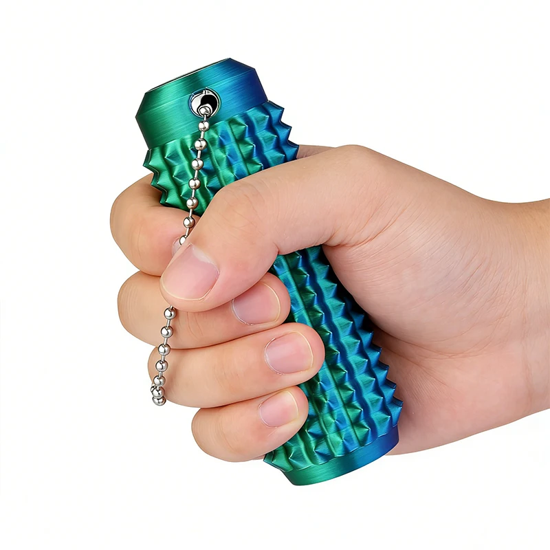 Adults Pain Stim Fidget Toys Reduce Stress Roller Spiky Fidget Keychain for Anxiety Sensory Toys Novelty Gifts for Friends