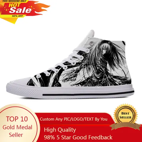 Hot Cool Fashion Funny Summer Sneakers Casual Shoes Men Women Anime Kawaii Ryuko Matoi Kill La Kill High Help Board Shoes