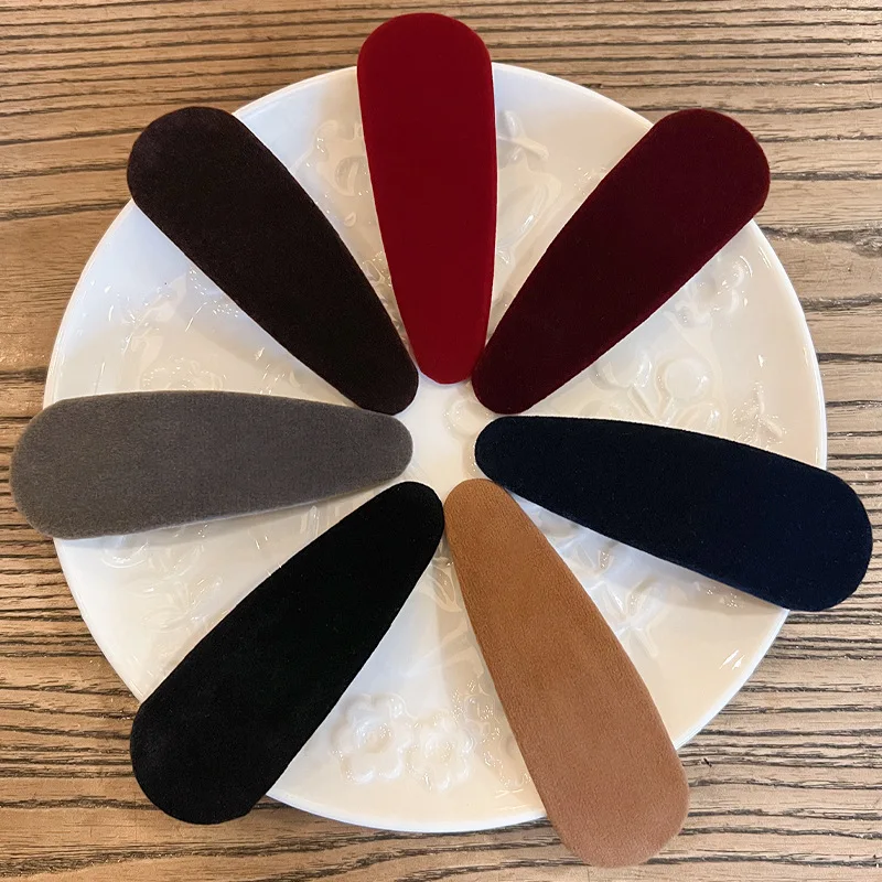 New 1PC Candy Color Hair Pins Cute Hair Barrettes Scrub Beautiful Girls Hairpins Hair Clip Kids Headwear Children Baby BB Clips