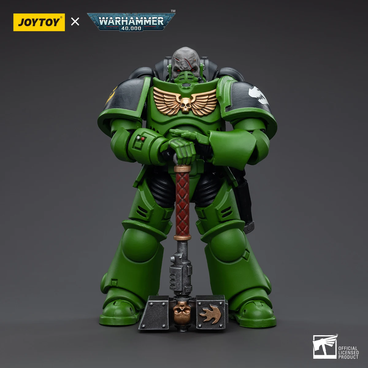 JOYTOY Warhammer 40K Salamanders Assault Intercessors Sergeant Krajax 1:18 Action Figure,Collection Model Gift for Adults