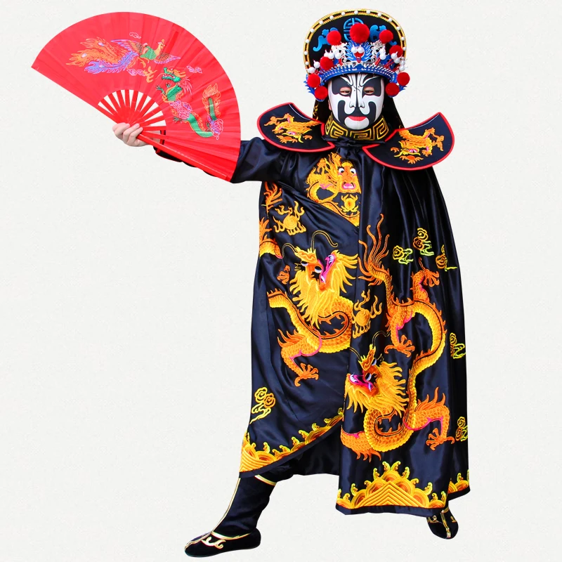 

Panjin embroidery, oversized dragon full flower embroidery, full set of Sichuan opera face-changing costumes