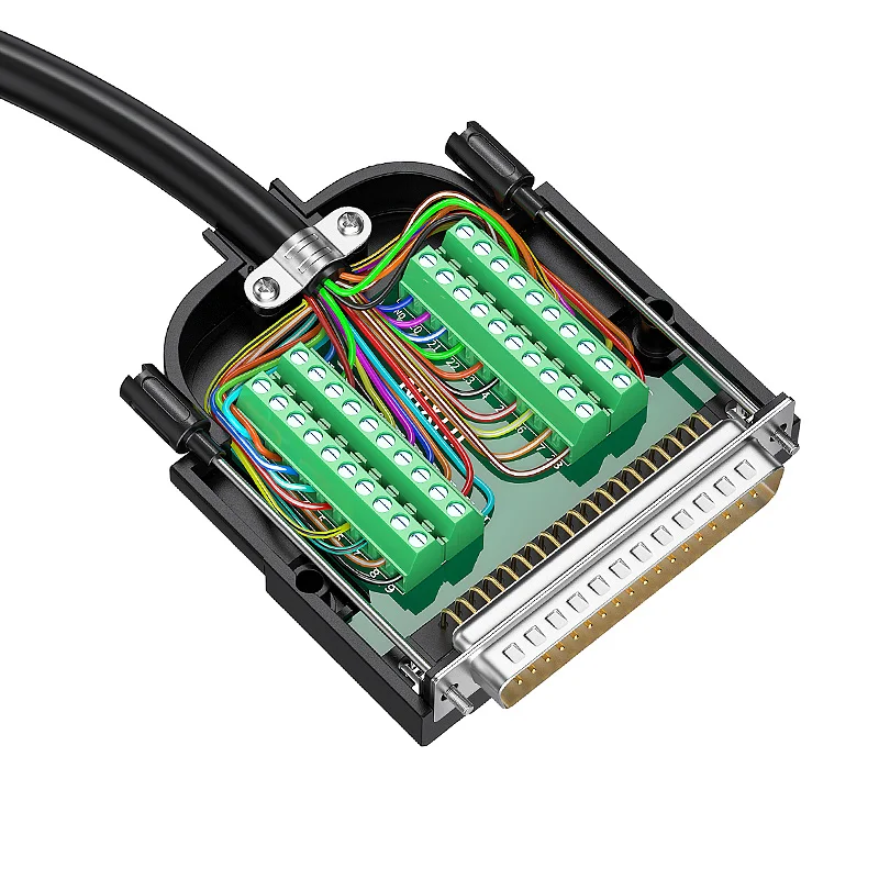 DB37 soldering-free 37-pin adapter board soldering-free DB37-pin terminal block male and female