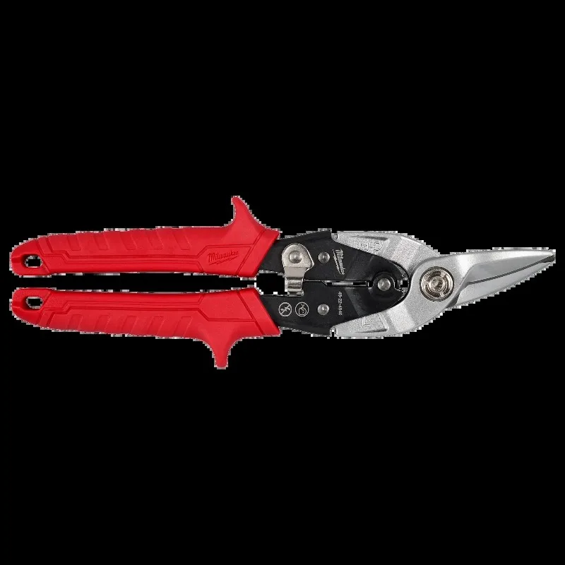 Milwaukee 4932499011 48‑22‑4540 Left Cut Aviation Snips Forged Steel Serrated Blade Sheet Metal Cutter Work Hand Tool