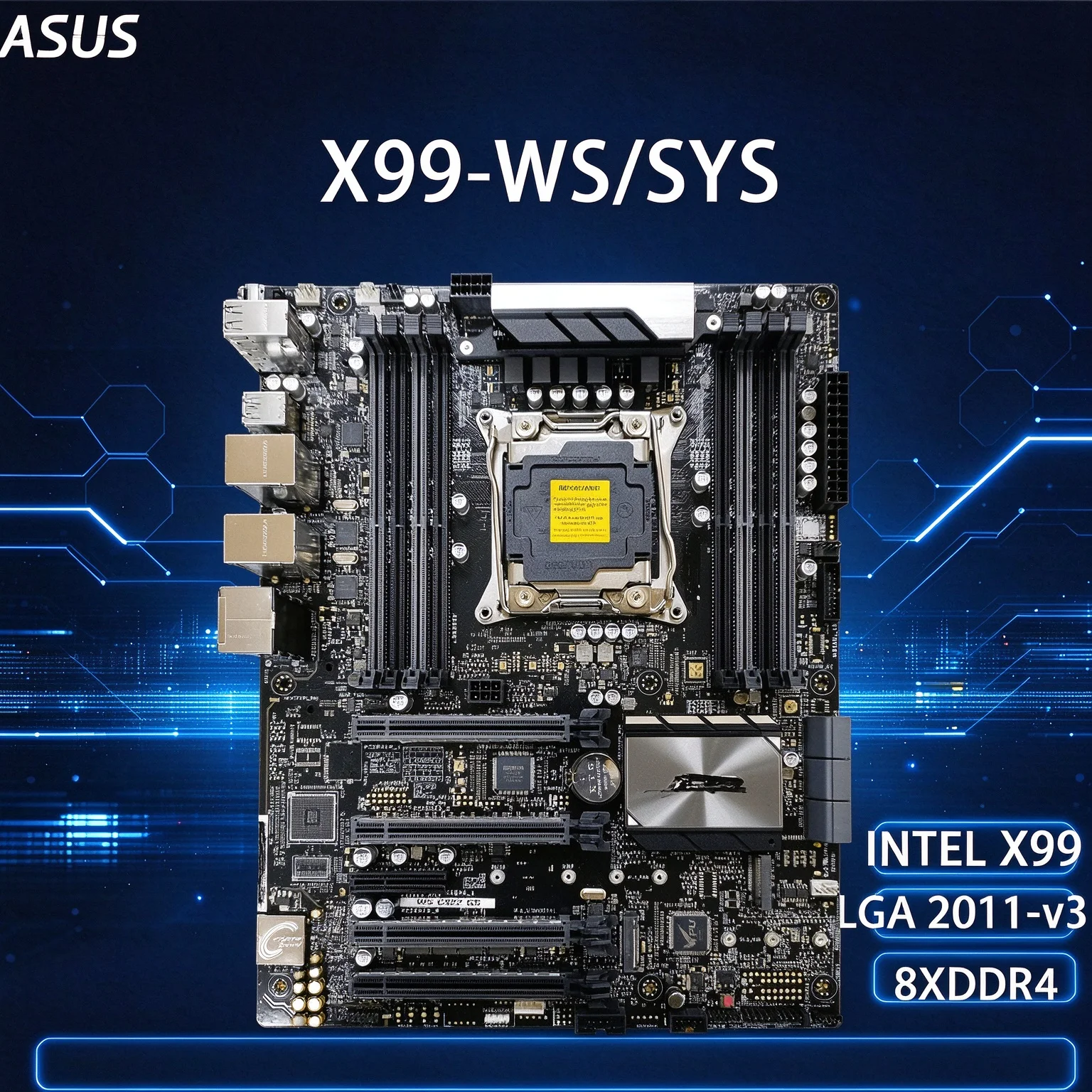 E5 2699 V4 - لوحة أم ASUS X99-WS/SYS، مقبس LGA