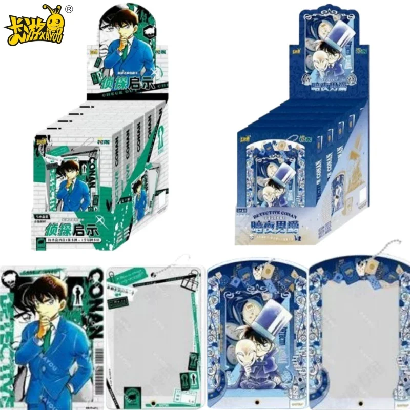 

KAYOU натуральная карта детектива Конана, глава секретного языка, анимация, мультяшная игровая коллекционная карта, периферийная игрушка в подарок