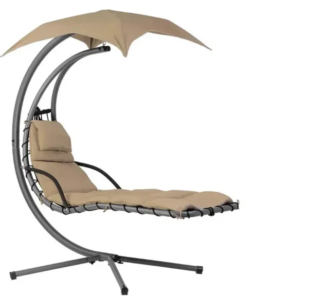 Hanging Chaise Lounger Chair  Air Porch Swing Hammock Chair Canopy outdoor hanging swing chair /dream bed