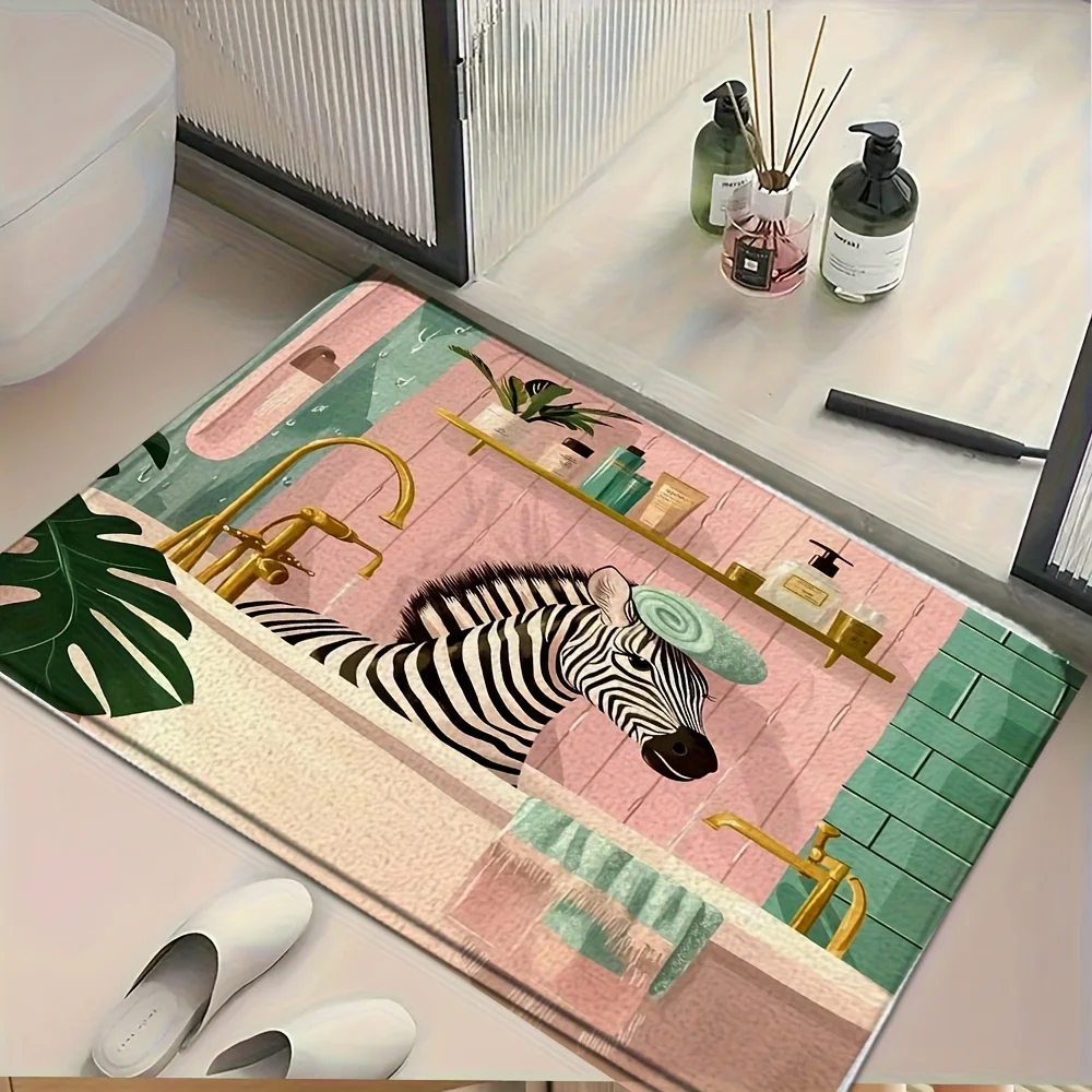 Fashion Realistic Wildlife Squirrel Tree Themed Area Rug Pretty Modern Rug For Indoor Porch Winter Season House Home Ornament