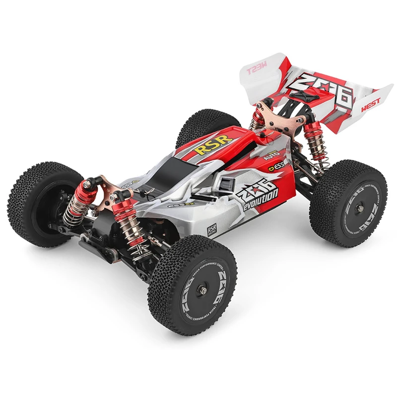 Wltoys de alta qualidade 144001   1/14 2.4G Controle Remoto Carro RC 4WD Modelos de Veículos de Corrida de Alta Velocidade 60 km/h Brinquedos de Presente para Crianças