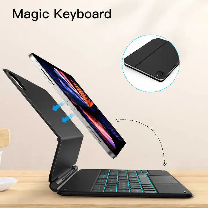 Multi-functional Touch Pad 11 Inch Wireless Smart Keyboard Cover For Ipad Pro 11 Magic Keyboard