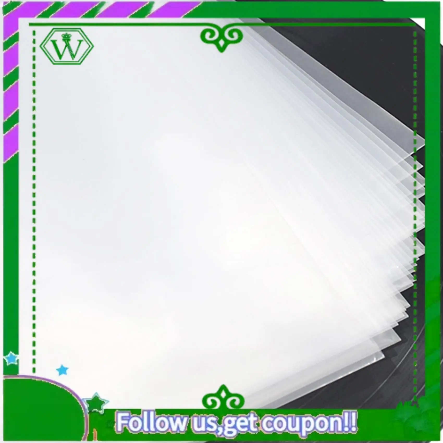 

ABIK-120 Сумка с плоским открытым верхом, 6,7 мил, прочная крышка, пластиковые виниловые пластины, внешние рукава для 12-дюймового двойного/клатчатого телефона 2LP 3LP 4LP