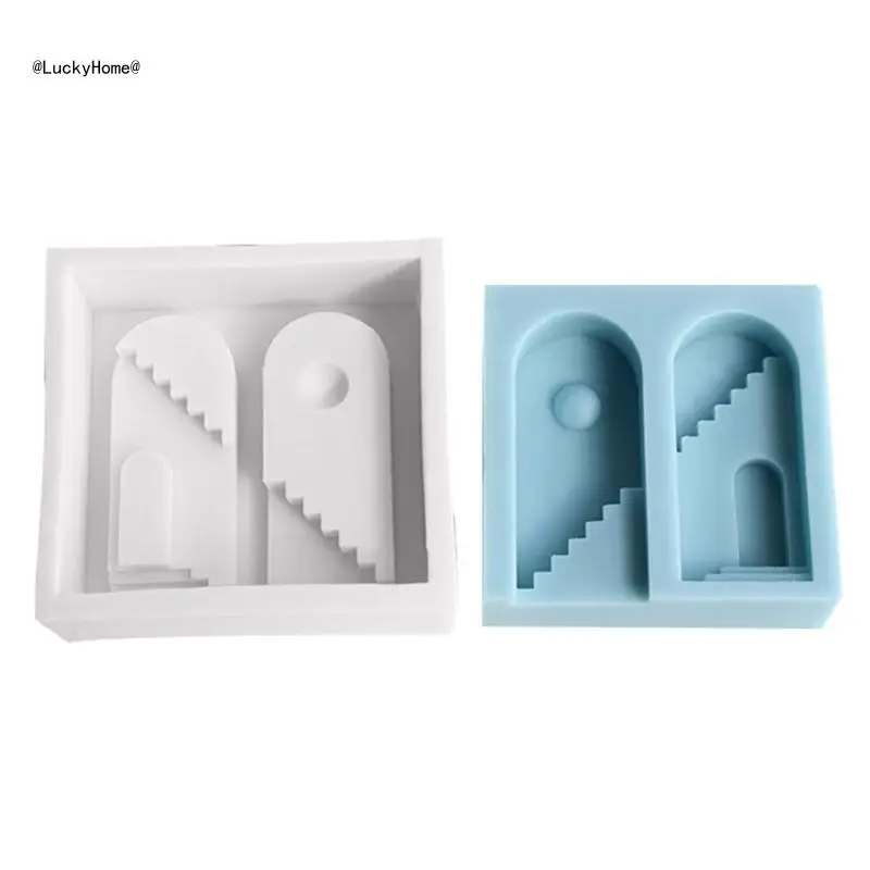 DIY Molds Arch Ladder Shaped Soap Mold Silicone Material for Hand-Making 11UA