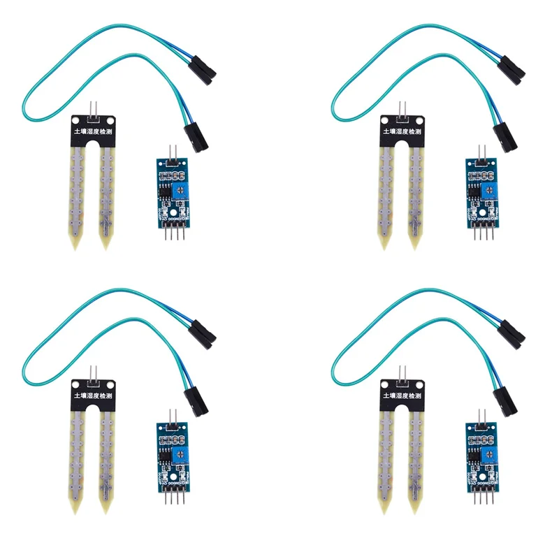 

B68C 4X Модуль обнаружения гигрометра почвы Датчик влажности FC-28 DC 3,3 В-5 В