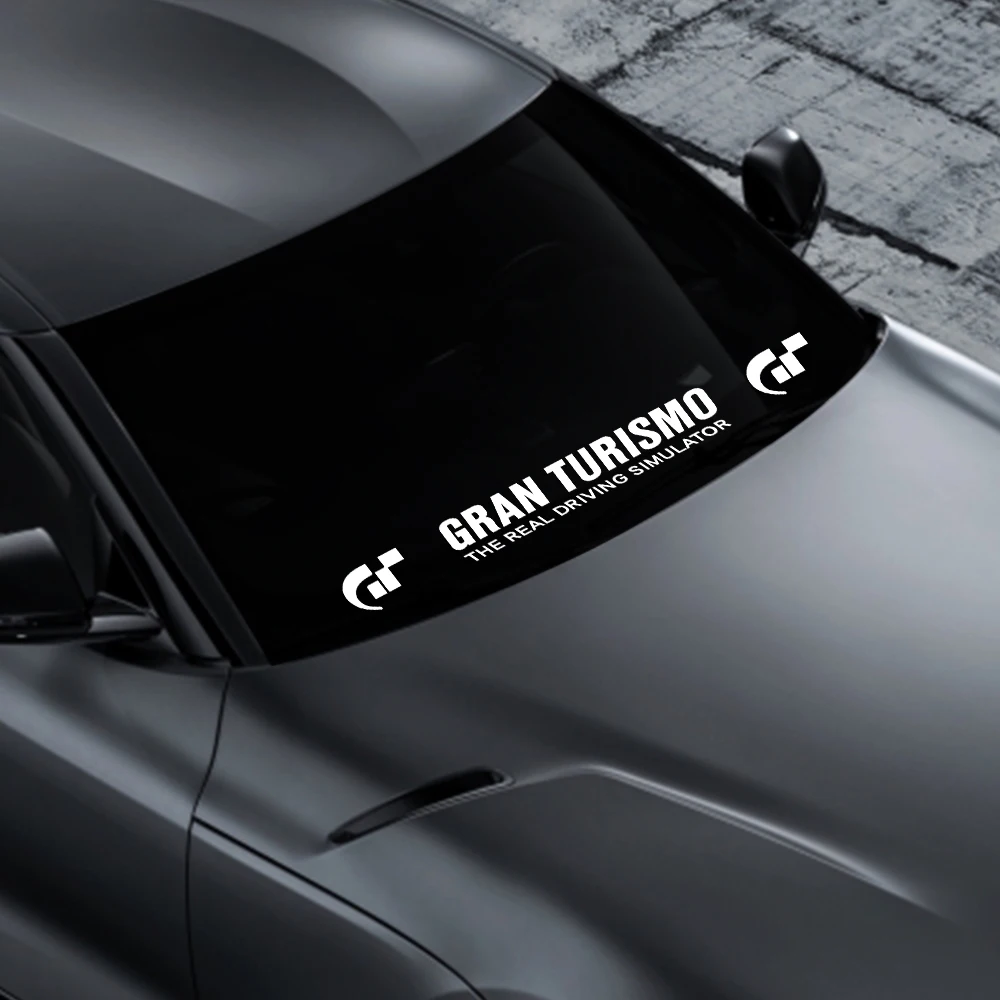 موضة جران توريزمو زجاج سيارة الشارات ملصق فينيل نافذة السيارة الجسم التصميم مقاوم للماء الديكور اكسسوارات السيارات التصميم #1