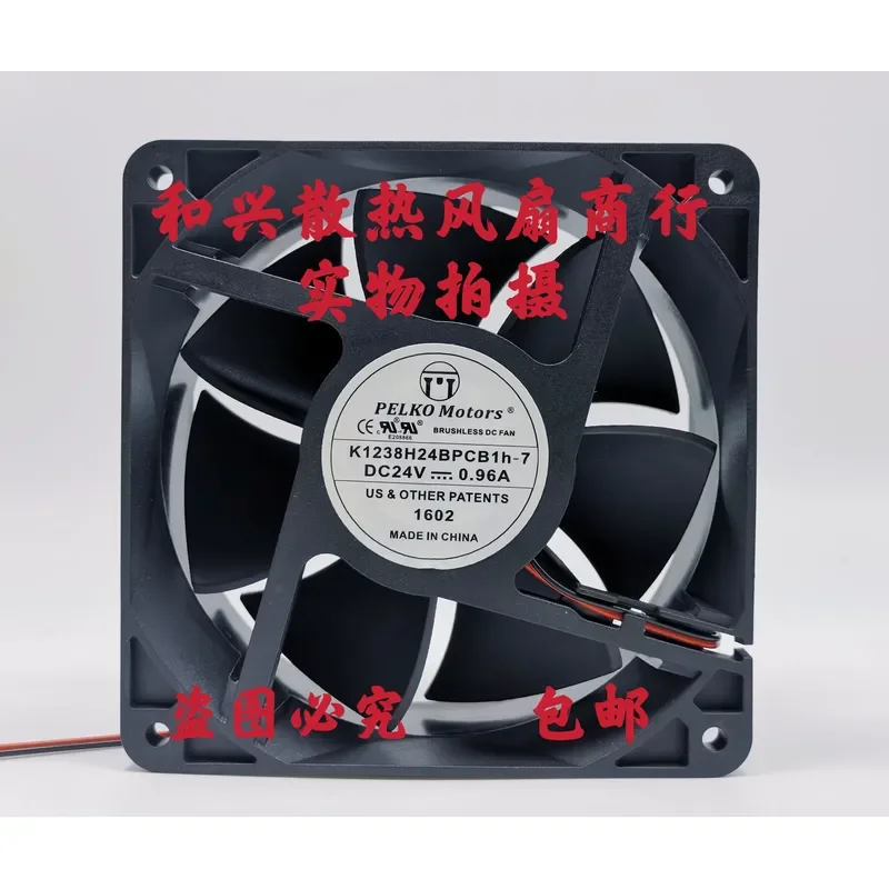 for PELKOMOTORS K1238H24BPCB1h-7 12038 24V 0.96A Original Inverter Fan
