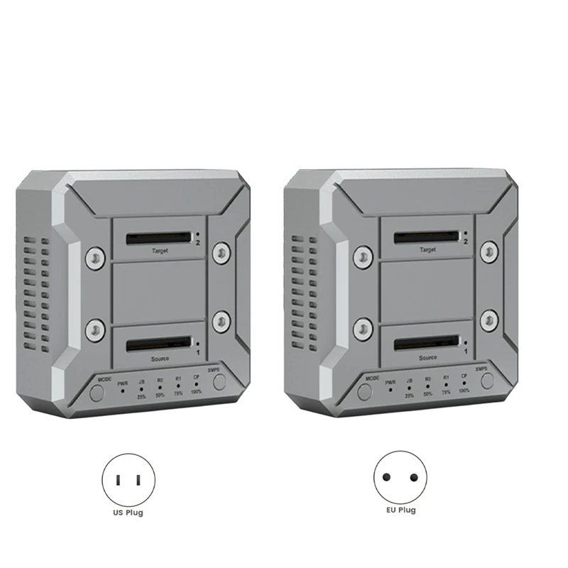 

Dual Bay M.2 Nvme/Nvme SSD Hard Disk RAID10 Docking Station Offline Clone M.2 SSD Duplicator Fan Cooling Array