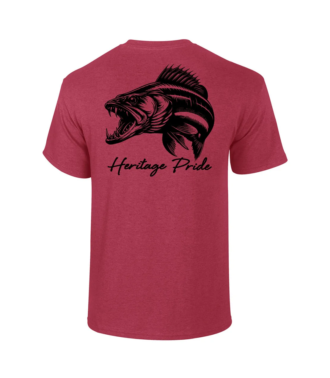 Heritage Pride Fierce Walleye Fishing Outdoors  T shirt