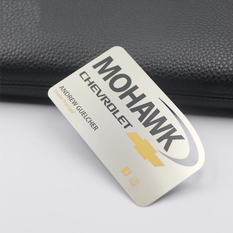 Customized query 2025 Customizable Business Gift Companies Advertisement Durable Metal Visit Cards With Free Personalized Name D