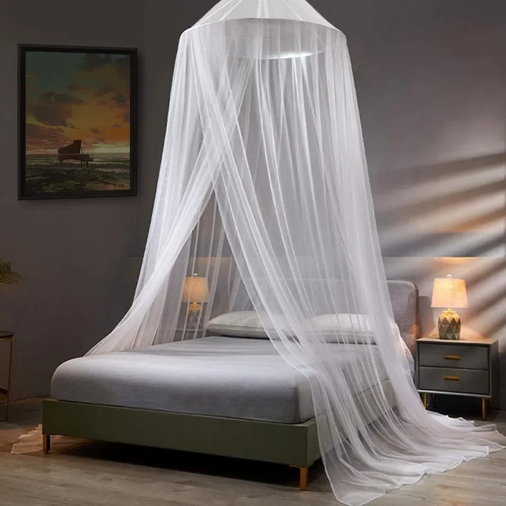 Mosquito Mesh Net Large Dome Hanging Mosquito Net Bed Net Tent Fly Insect Repellent Protection Home for Bed Canopy Dropshipping