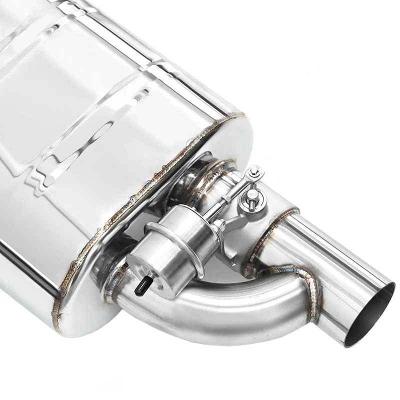 Hot selling：Universal Valved Muffler Valvetronic Exhaust Electronic Vacuum Car Exhaust Tips Pipe Valves Kit