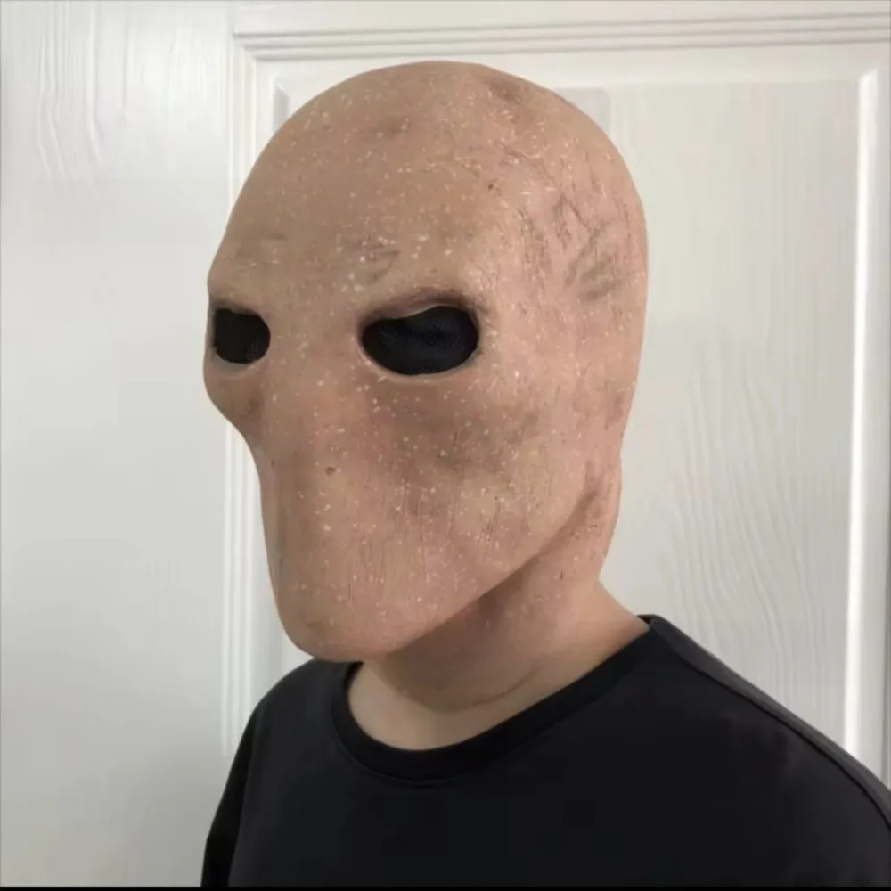 Topeng Slenderman Halloween Ta - Latex Alien Mask Realistic ulasan dan harga