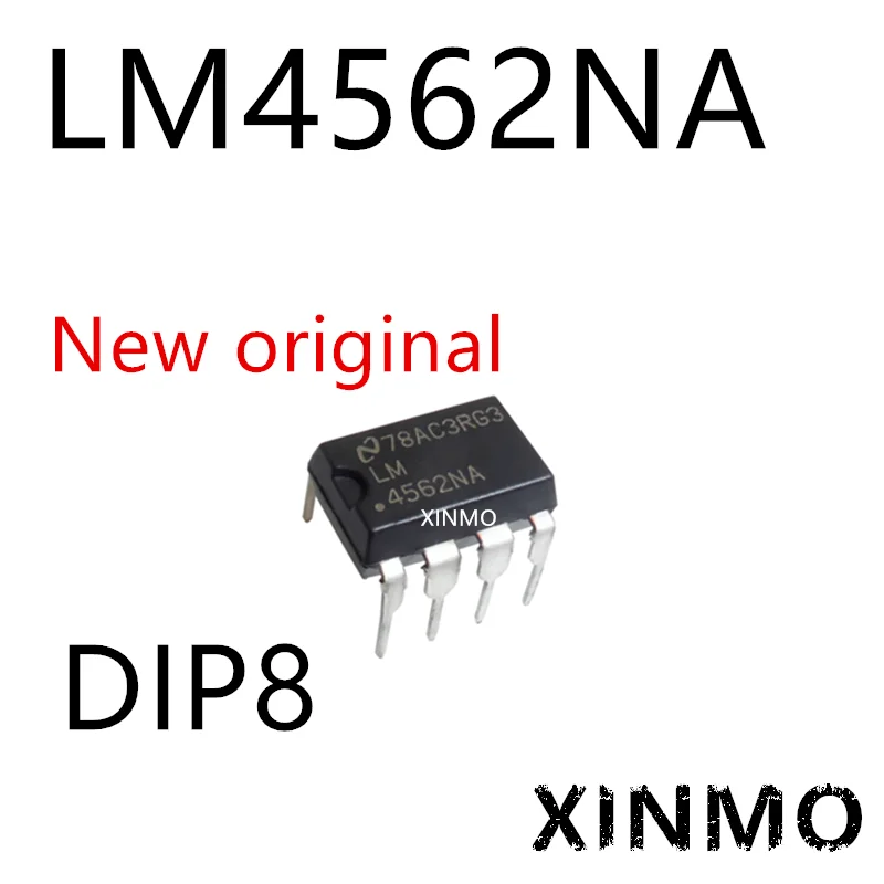 1-10Pcs/Lot LM4562NA LM4562 HiFi Audio Dual Op Amp Operational Amplifier Upgrade AD827SQ/883B OPA2604A JN NE5532P for DAC Preamp