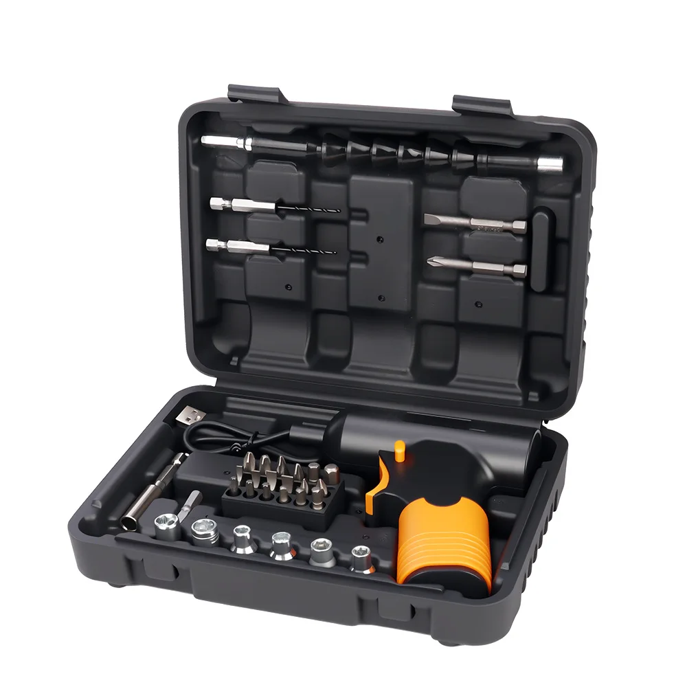 

Multi-Functional Lithium-Ion Electric Screwdriver - Cordless Impact Drill & Pistol Drill Power Tool Set